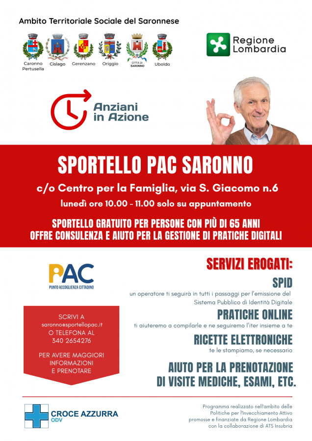 SPORTELLO PAC A SARONNO